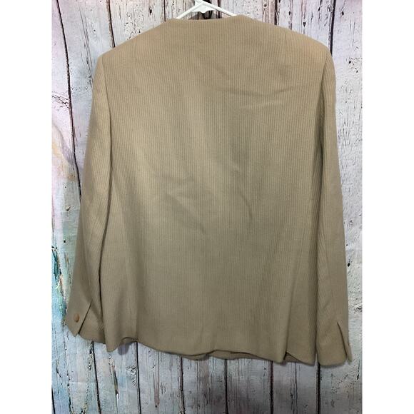 Vintage Anne Klein 11 Wool Cashmere Blazer Size 6 Union Made - Picture 4 of 9